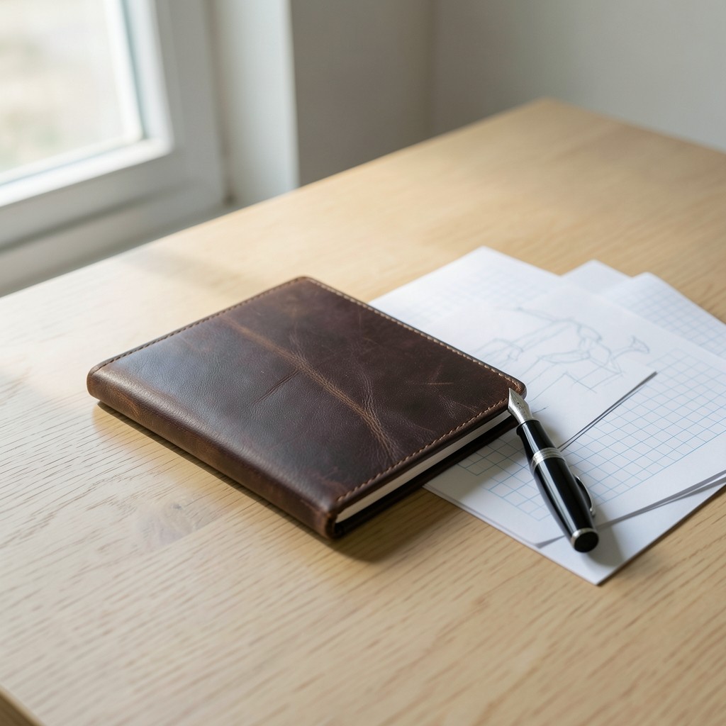 Candidate notes and structural sketches prepared for a professional interview